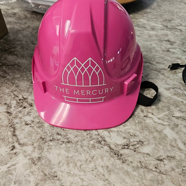 Personalized Kids' Hard Hat – 'Trainee Digger Driver' Safety Helmet With Chin Strap & Ratchet Adjust (Ages 1-12)-626066