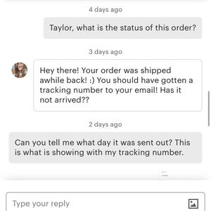 Caroline added a photo of their purchase