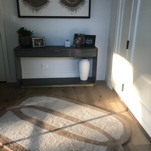 Contemporary Bohemian Soft Chunky Pebbles Hand Knitted Felted Wool ...