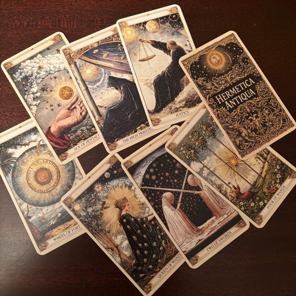 Medieval Oracle Medieval Celestial Tarot Deck | Hermetica Antiqua Collector's Edition ...