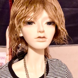 JD804 Curly BJD Synthetic Mohair Wig For OB11 YOSD MSD SD Blythe Hair Doll Wig E