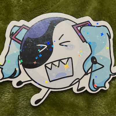 HATSUNE YIN-YANG Sticker Inanimate Insanity Holographic - Etsy