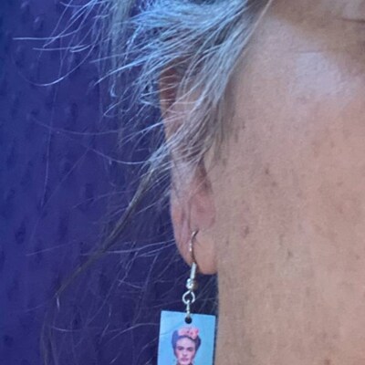 Piet Mondrian Inspired Dangle Earrings main image 0