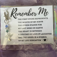 Dimes From Heaven Poem by K. Plunkett Keychain Gift Loss, Loved One ...