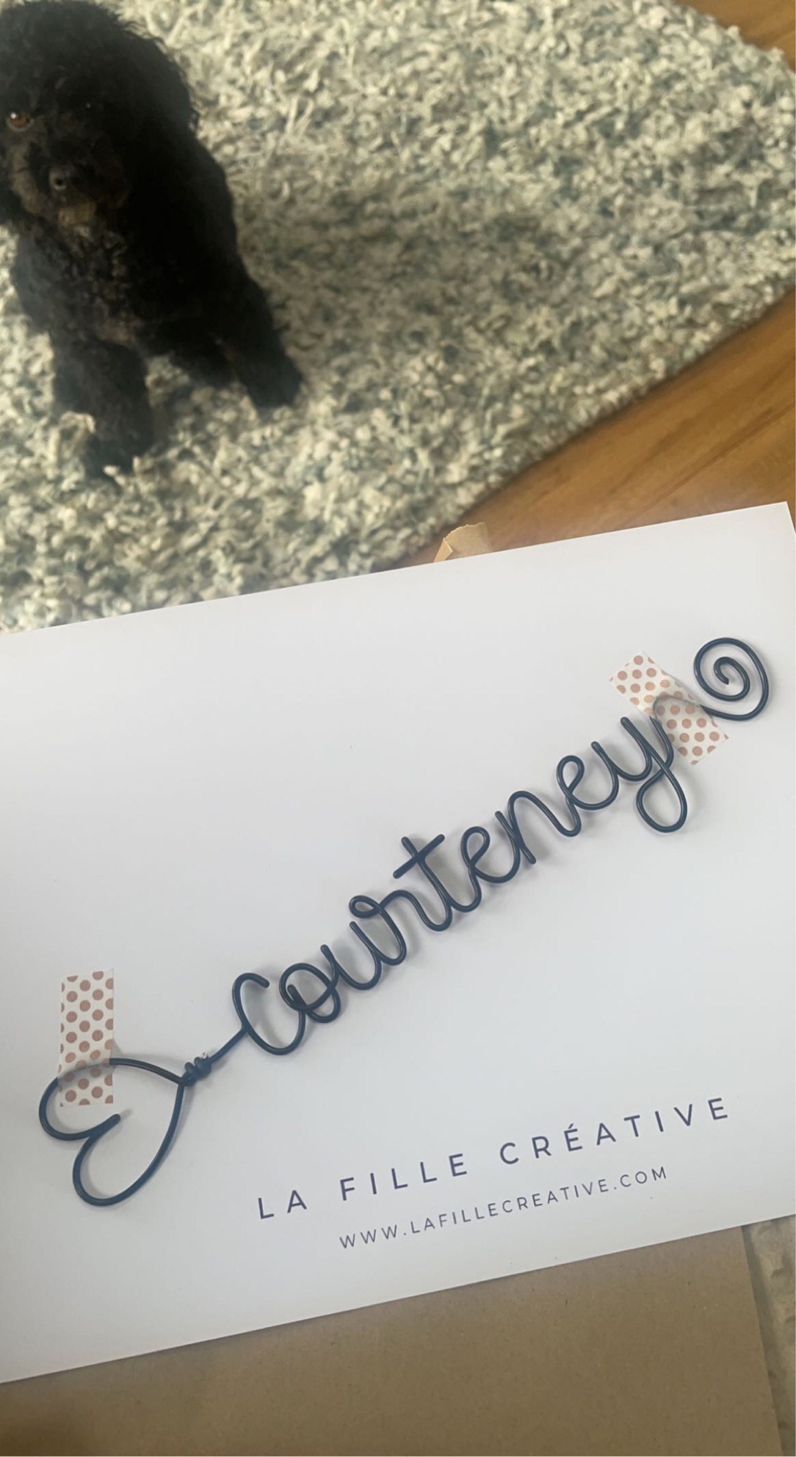 Personalised Bookmark - Wire Name Bookmark - Custom Bookmark Gift - Planner Marker - Back to School Gift - Teacher Gift - Book Lovers Gift