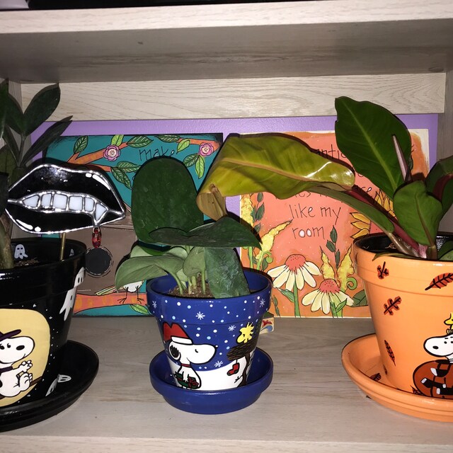 ビンテージ Willitts '88 スヌーピー ハート Planter
