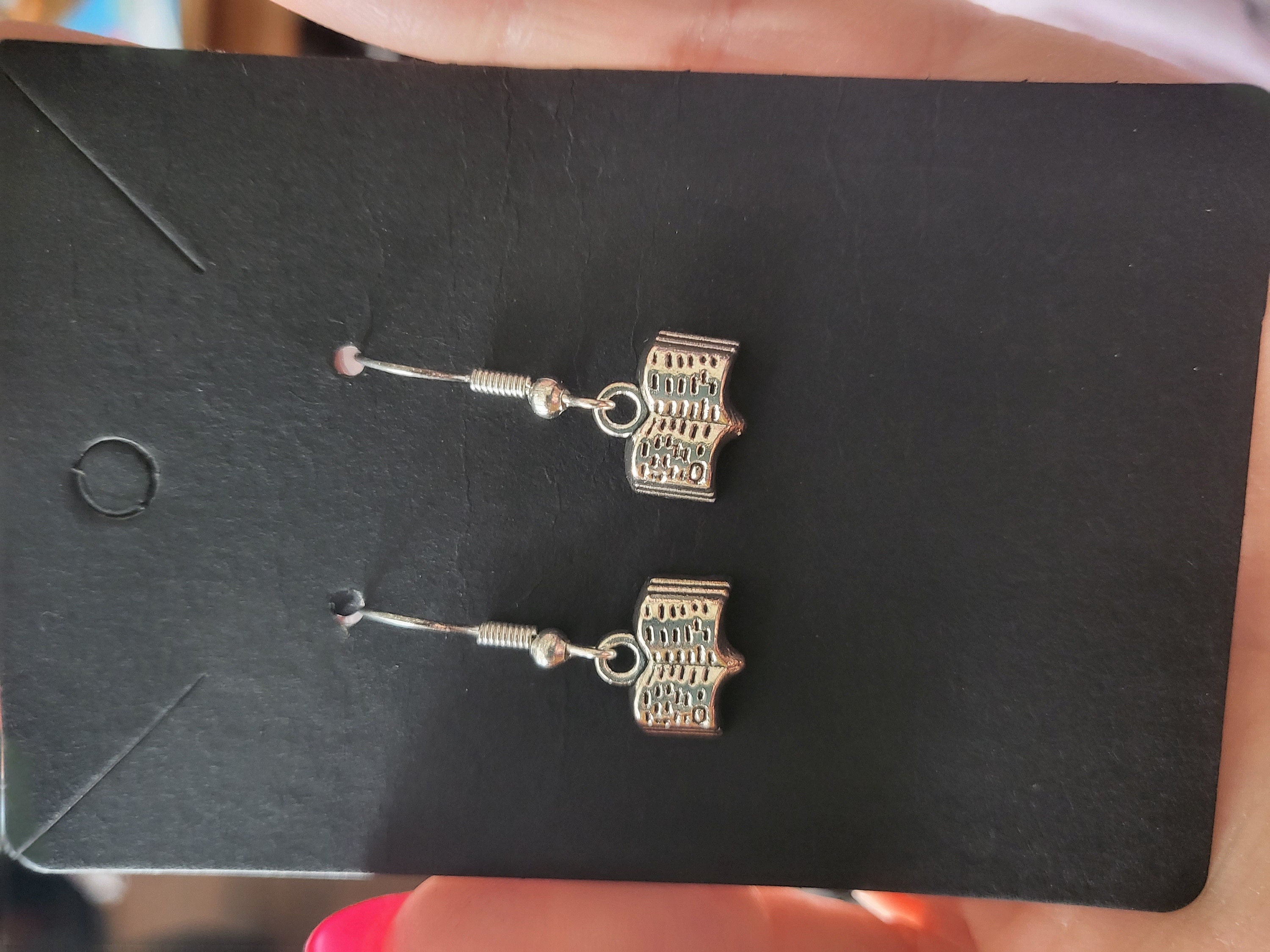 Silver Plated Book Earrings | Book gift, Book jewellery, bookish gift,gifts for her,valentines day,birthday gift,books, hypoallergenic