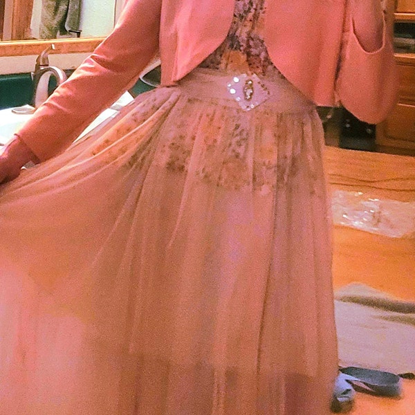 Boho Pink Fairy Tale Dress