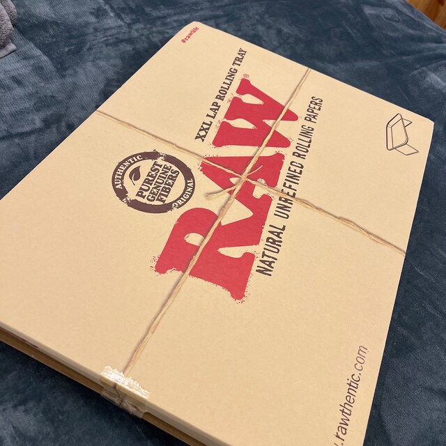 RAW Dinner Lap Rolling Tray XXL 金属トレイ RAW XXL Lap Rolling Tray • RAWthentic