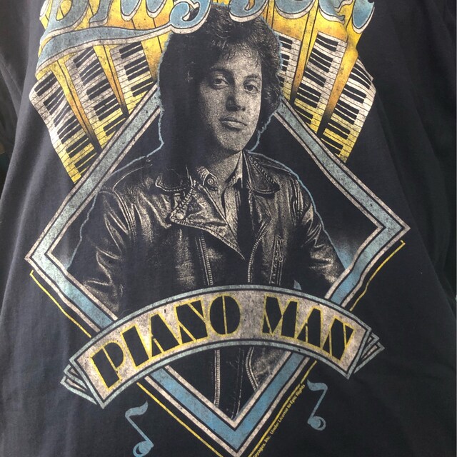 Billy Joel Piano Man T-shirt: Vintage Keyboard Rock 'n Roll Music