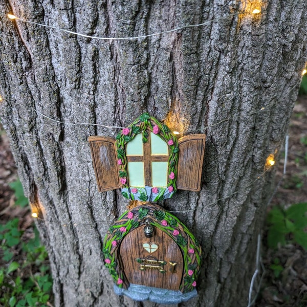 Opening Fairy Door and Windows for Trees – Glow in the Dark - Super ...