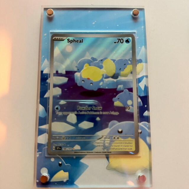 Spheal 199/191 - Pokmon Extended Artwork Display Case - Etsy New Zealand