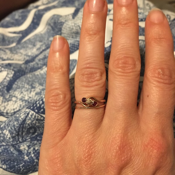 Solid Rose Gold Ring, Dainty Rose Gold Ring, Minimal Wedding Band ...