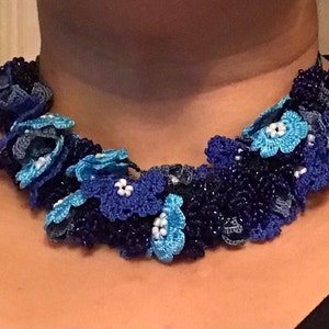 Wildflower Jewelry Lariat Scarf Daisy Flower Necklace - Etsy