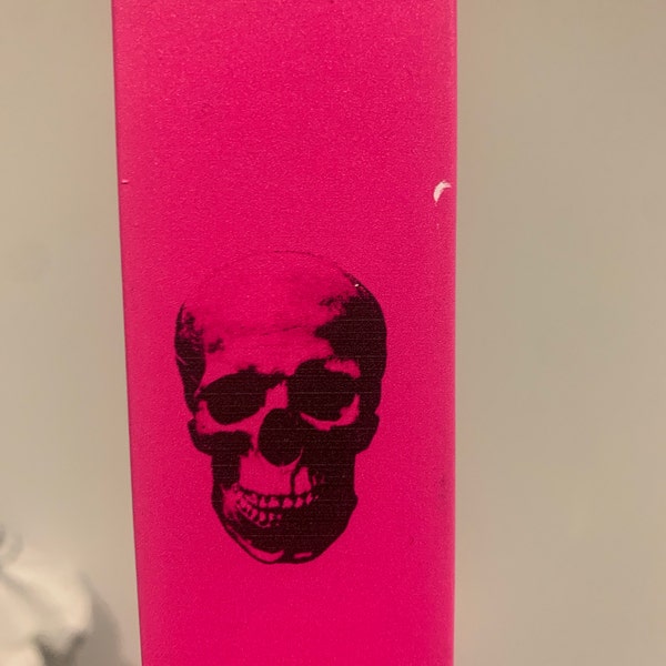 Skull Paddle Bottle Opener, Powder Coated, Stainless Steel