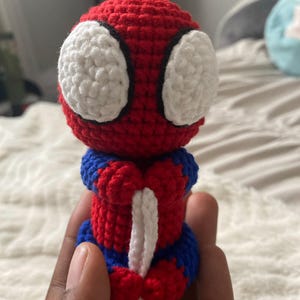 Handmade Hanging Spider-Man (Crocheted Hanging Spider-Man)