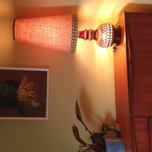 Retro Lampshade Original 70s Wallpaper Geometric Retro - Etsy UK