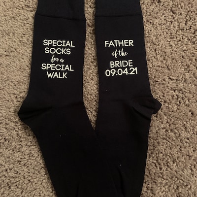 Father of the Bride Gift Father of the Bride Socks Special - Etsy