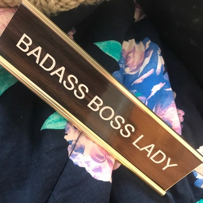 I'm Kind of a Big Deal Office Desk Name Plate With Holder Gift / Office ...