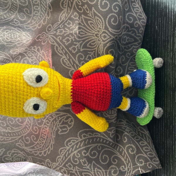 Amigurumi Crochet Pattern : Bart Simpson PDF File - Etsy