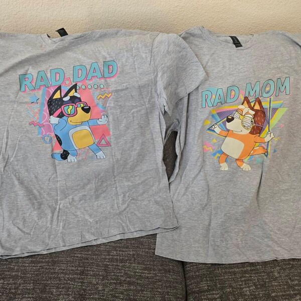 Blue Mom Dad Shirt Family Matching Shirt, Blue Dog Mum Shirt, Blue Dog ...