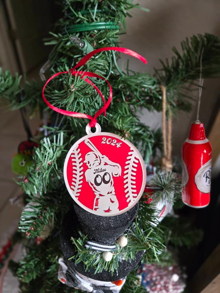 Personalized Sports Ornaments, Custom Football Player Ornament, Football Fan Gift, Personalized Football Player Keepsake, Sports Lovers Gift