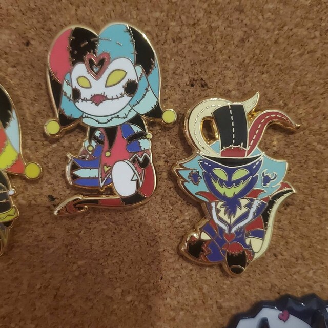 LAST CHANCE Helluva Boss Demon Doll Plushie Enamel Pins V2 LAST CHANCE Helluva Boss Demon Doll Plushie Enamel Pins V2