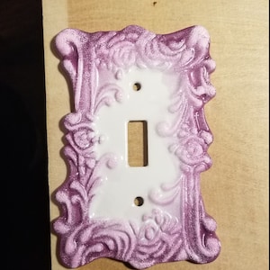 Perilla de cajón de cerámica crujiente rosa con acentos | Etsy