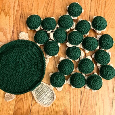 The ORIGINAL Turtle Memory Game PATTERN English Pdf ORIGINAL Stitched ...