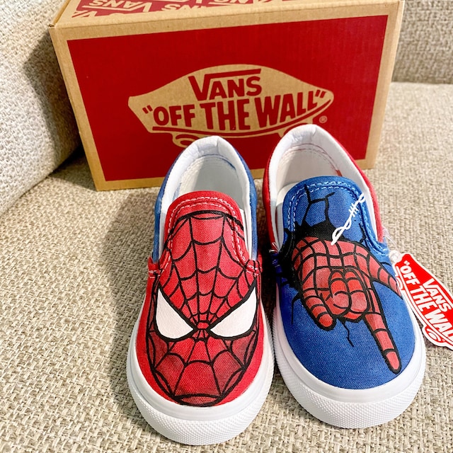 Spider-man Themed Painted Kids Vans