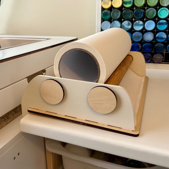Double Sided Masking Tape Dispenser | Adjustable Spacing Linear Guide Marking Tool For DIY