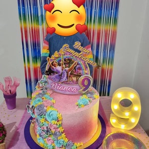 Encanto casita cake topper joyeux anniversaire, Encanto fête