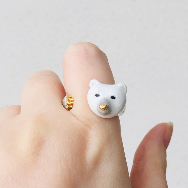 3-piece Persian Cat Rings , Blue Point - Cat Ring- Animal Jewelry ...