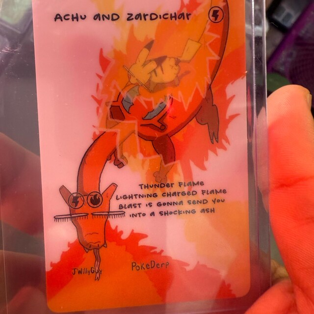 TRANSPARENT Whoopsy LIMITED POKEDERP Card - Etsy