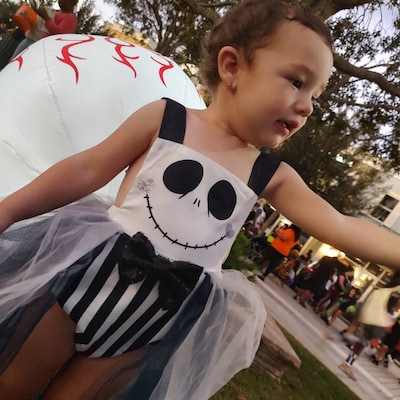 Girls Skeleton Romper Halloween Skeleton Romper Costume - Etsy