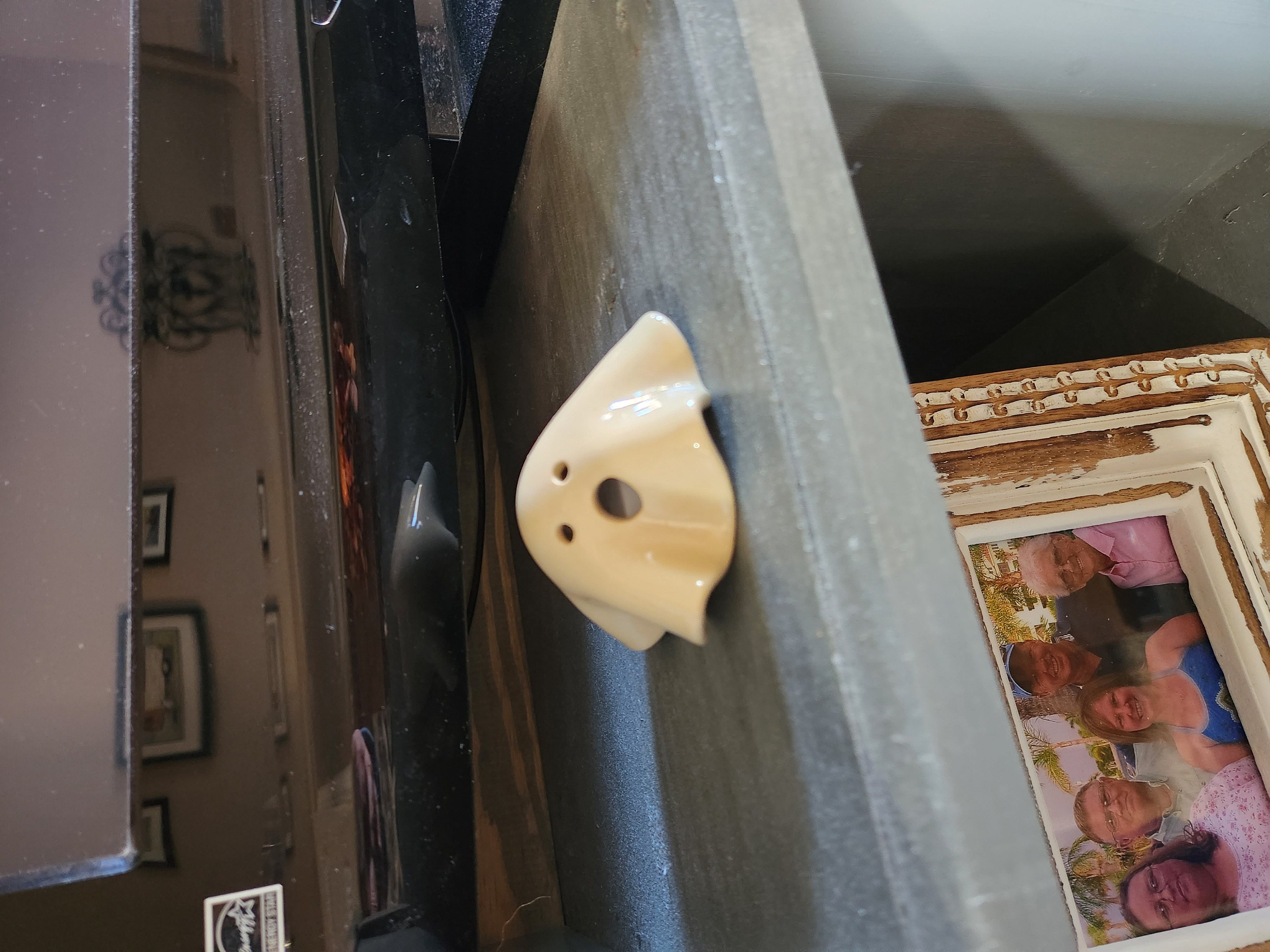 Handmade Ceramic Ghost Tea Light Holder