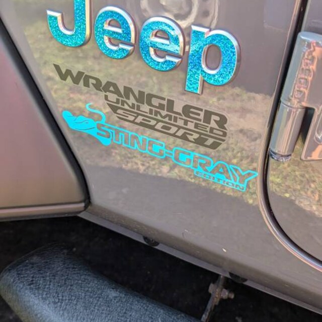Sting-gray Edition Vinyl Transfer Fender Decals, Custom Off-road