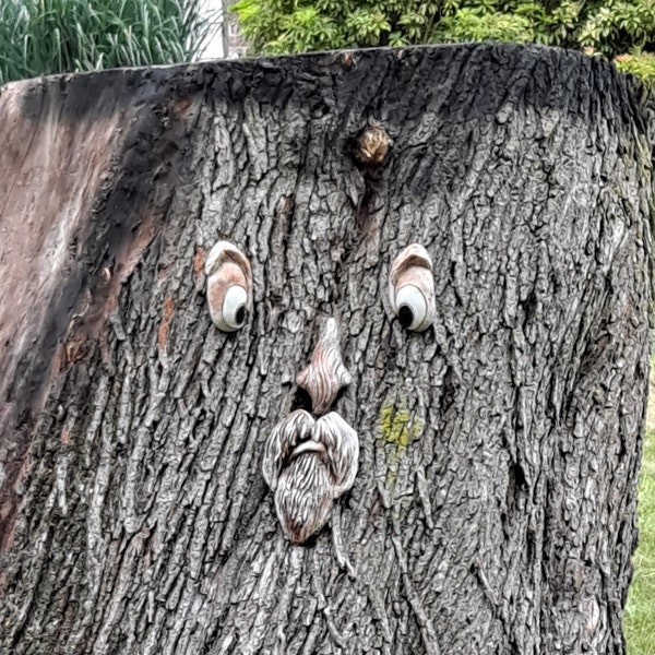 The ORIGINAL & GENUINE Mr. Grumpy Stump Tree Face Gift for Dad Fun ...
