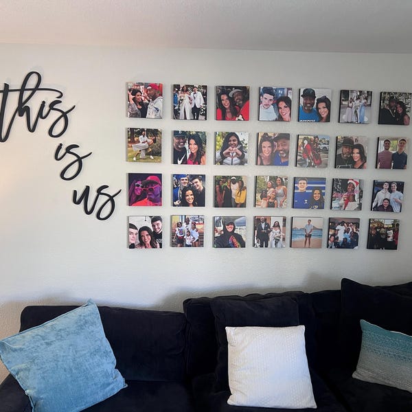 This is Us Sign | Wall Decor for Living Room | Sign to Put Above Family ...