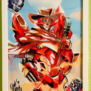 Buy Rodimus | Transformers Western Print Online in India - Etsy