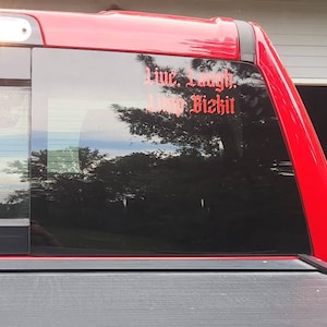Live Laugh Limp Sticker/decal for Car, Bizkit Lover Car Accessory - Etsy