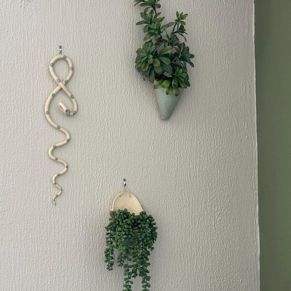 Ceramic Wall Snake by Carter + Rose - Etsy
