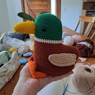 Duca the Mallard Duck Amigurumi Crochet PDF Pattern digital Item - Etsy