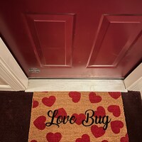 Nogrit Let It Snow Pink Christmas Decor - 17x30 Inch Outdoor Door Mat - View #7