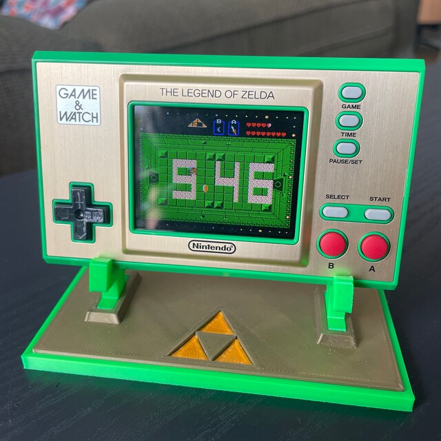 Nintendo Game & Watch Display Stand - Mario and Zelda - 3D Printed