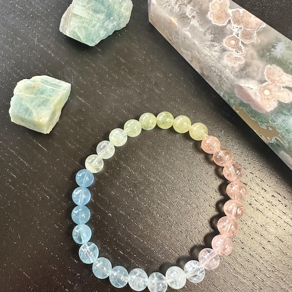 Bracelet Vintage En Argent 800 Avec Pierre Marquise Géante Vert émeraude Bleu Turquoise - Style Fantaisie