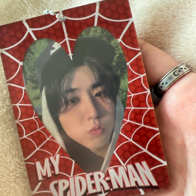PREORDER*** Spider Acrylic Photocard Holder, K-pop Photocard, PC
