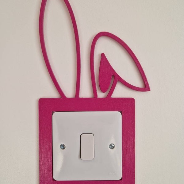 Light Switch Cover, Rabbit Theme, Bunny, Nursery Decor, Kids Room ...