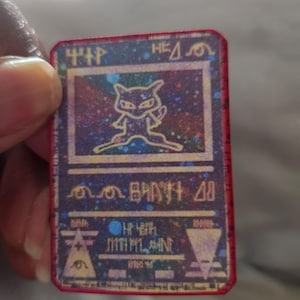pokemon the first movie mew card Pokémon Mew ad rare movie card, blank back rare ad card 1999