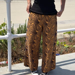 Low Rise Wide Leg Pants Sewing Pattern: Elastic Waist (PDF Pattern